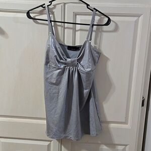 The Limited size XS silver shimmer tank top